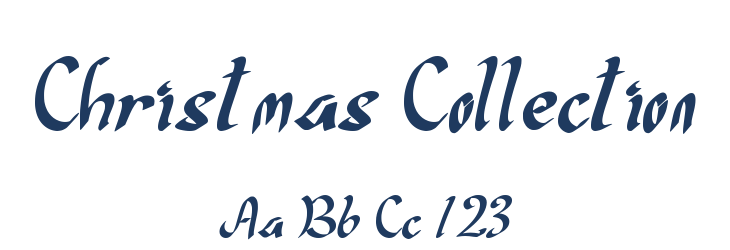 Christmas Collection Font Preview