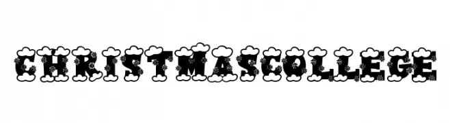 Christmas College font caratteri gratis