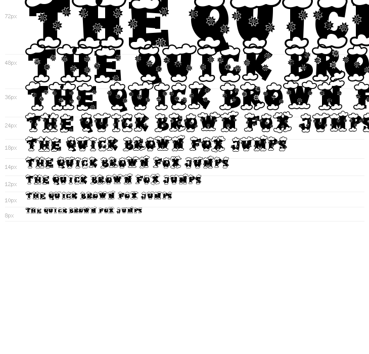 Christmas College Waterfall