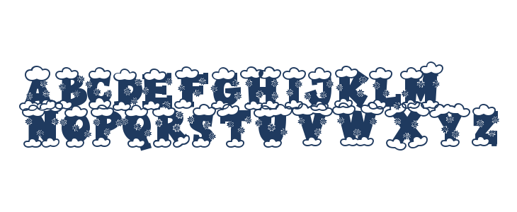 Christmas College Lowercase