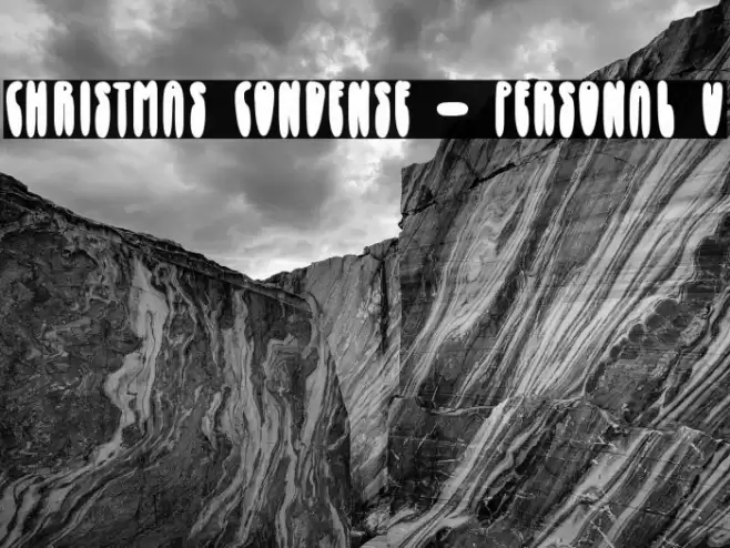 Christmas Condense - Personal U Caratteri examples