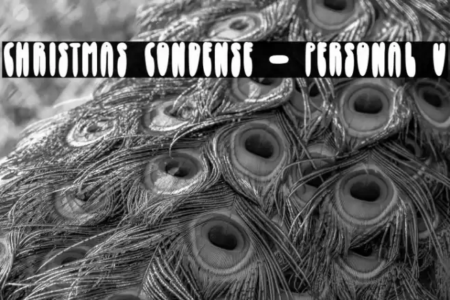 Christmas Condense - Personal U Caratteri examples