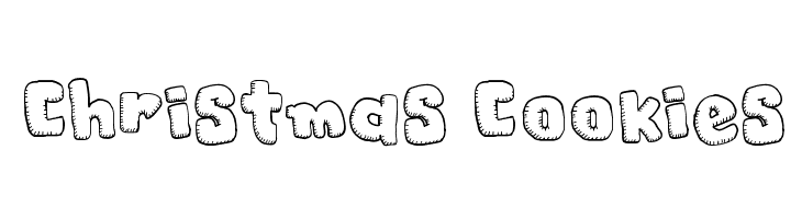 Christmas Cookies Font