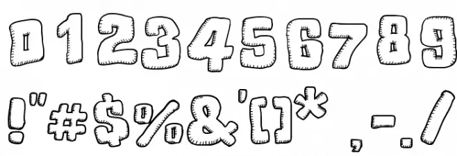 Christmas Cookies Font OTHER CHARS