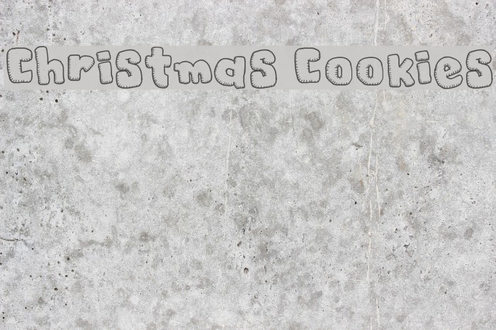 Christmas Cookies Font examples