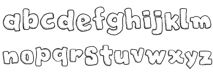 Christmas Cookies Font LOWERCASE