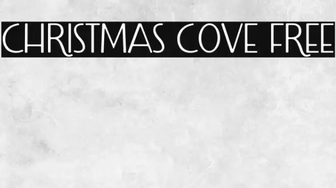 Christmas Cove Free Font examples