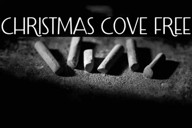 Christmas Cove Free Font examples
