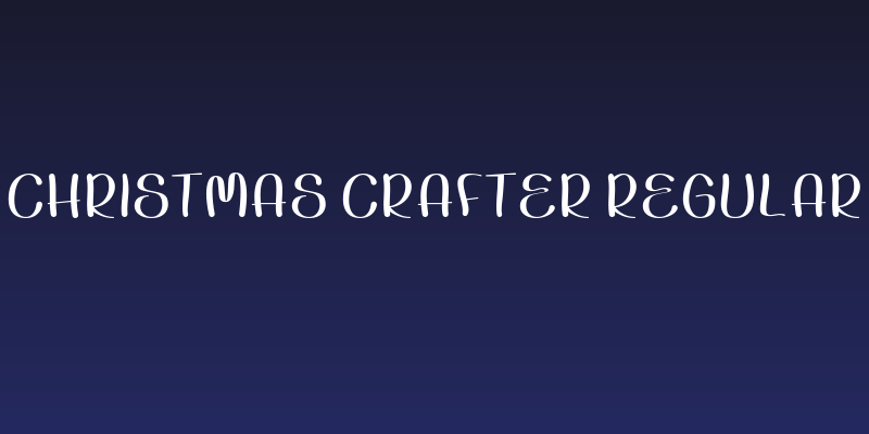 Christmas Crafter Regular Social Header