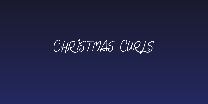 Christmas Curls Social Header