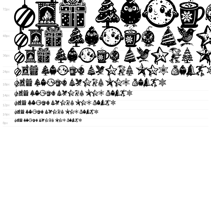 Christmas Cypher Icon PERSONAL Regular Waterfall