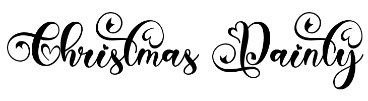Christmas Dainty font caratteri gratis