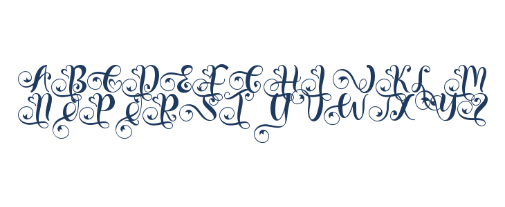 Christmas Dainty Uppercase