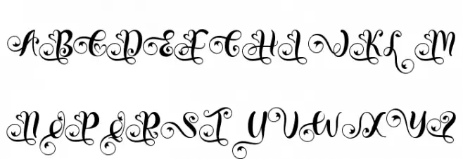 Christmas Dainty Schriftart Groß