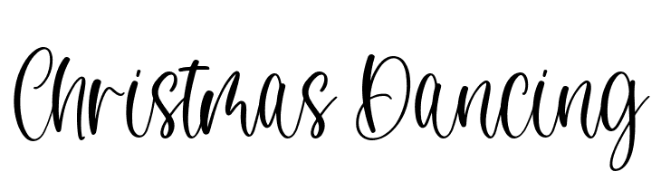 Christmas Dancing  Fuentes Gratis Descargar