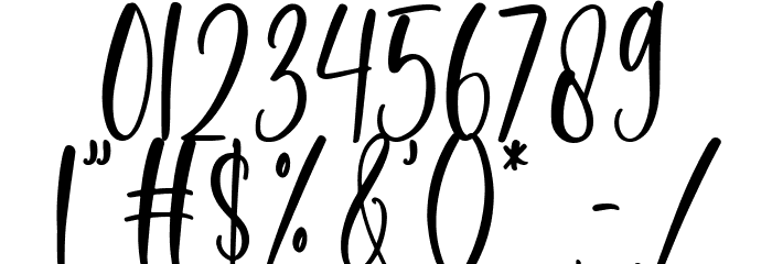 Christmas Dancing Font OTHER CHARS