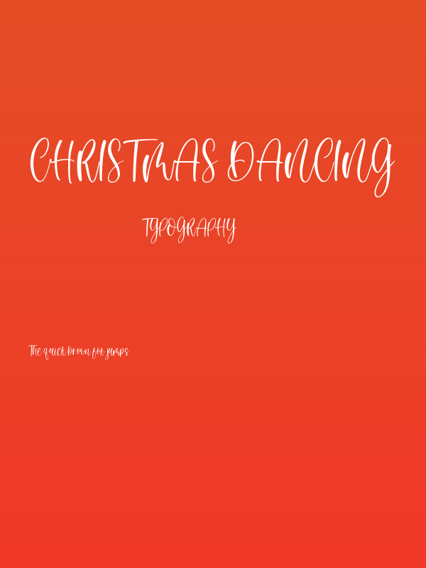 Christmas Dancing Poster