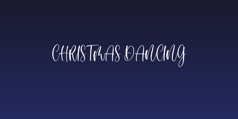 Christmas Dancing Social Header