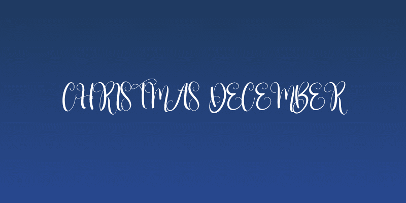 Christmas December Social Header