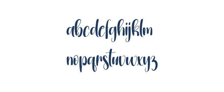 Christmas December Lowercase
