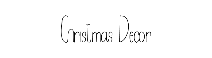 Christmas Decor  Descarca Fonturi Gratis