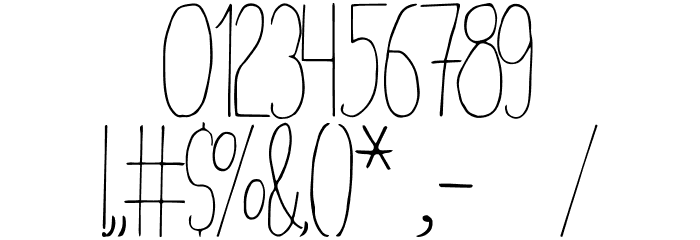 Christmas Decor Font OTHER CHARS