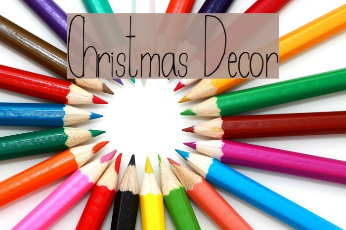 Christmas Decor Font examples