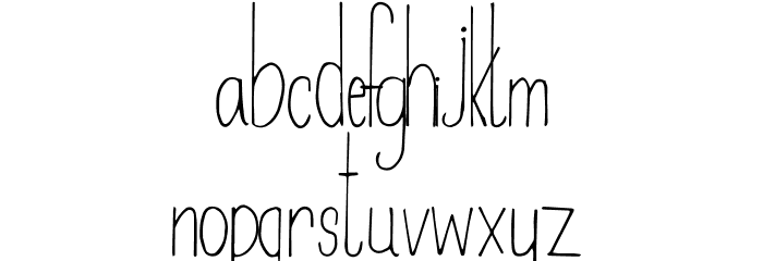 Christmas Decor Font LOWERCASE