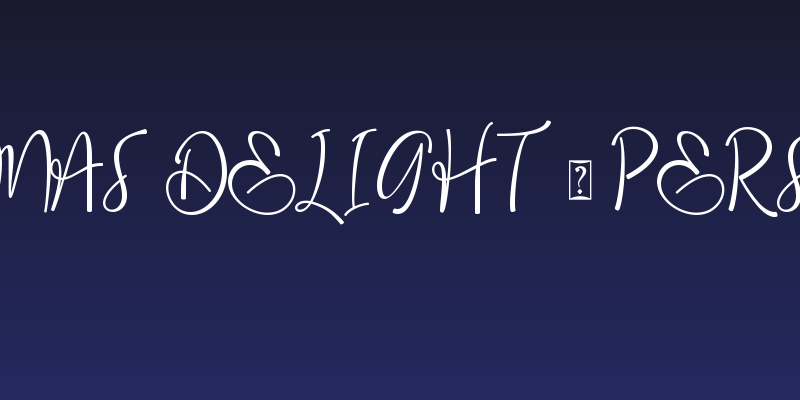 Christmas Delight - Personal Us Social Header