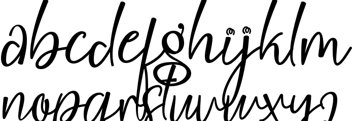 Christmas Delight - Personal Us Font LOWERCASE