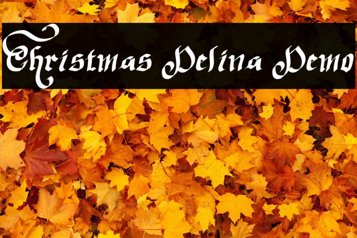 Christmas Delina Demo Example 2