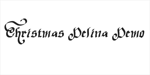 Christmas Delina Demo Logo