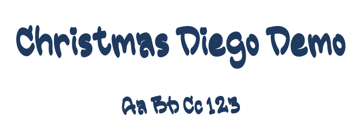 Christmas Diego Demo Font Preview