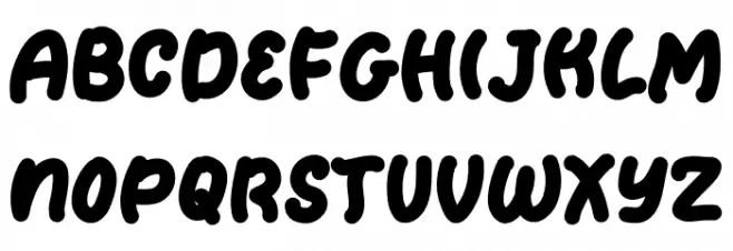 Christmas Display Demo フォント 大文字