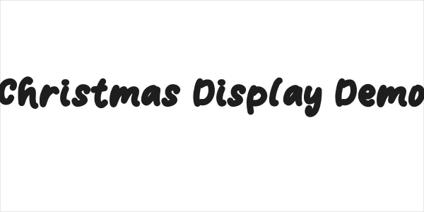 Christmas Display Demo Logo