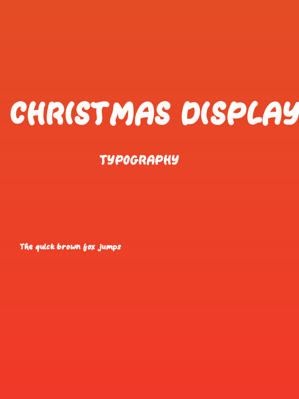 Christmas Display Demo Poster