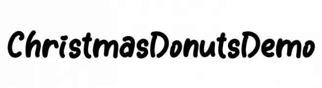 Christmas Donuts Demo font caratteri gratis