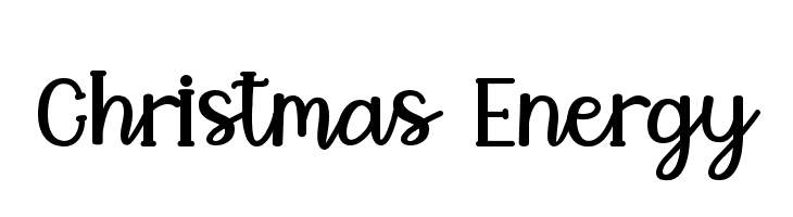 Christmas Energy  font caratteri gratis