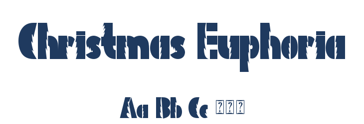 Christmas Euphoria Font Preview