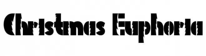 Christmas Euphoria les polices de caractères gratuit télécharger