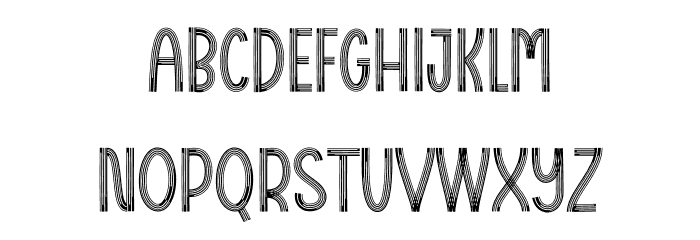 Christmas Eve Bells Font LOWERCASE