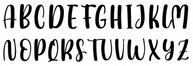 Christmas Everyone Font UPPERCASE