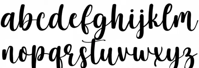 Christmas Everyone Font LOWERCASE