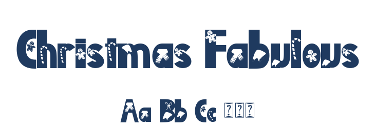Christmas Fabulous Font Preview