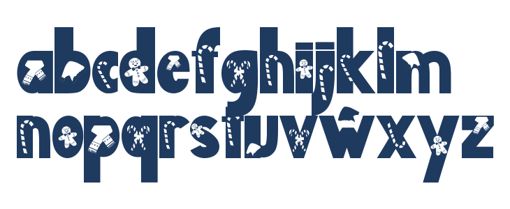 Christmas Fabulous Lowercase