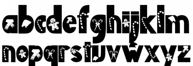 Christmas Fabulous Caratteri MINUSCOLO