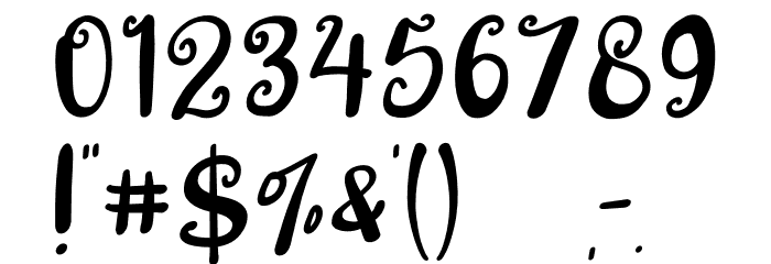 Christmas Family Regular Font OTHER CHARS