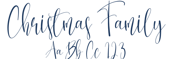 Christmas Family Font Preview
