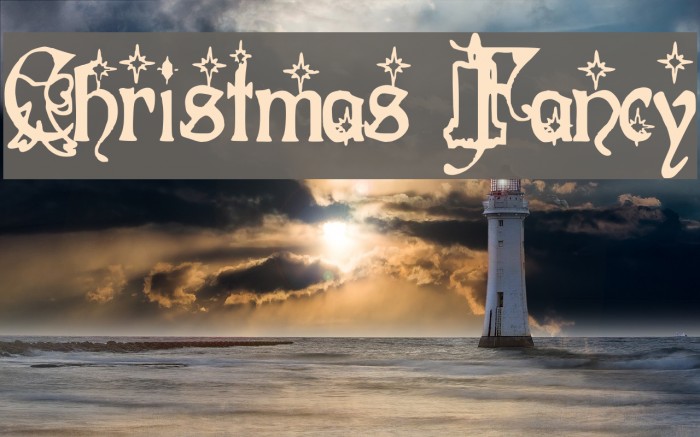 Christmas Fancy Font examples