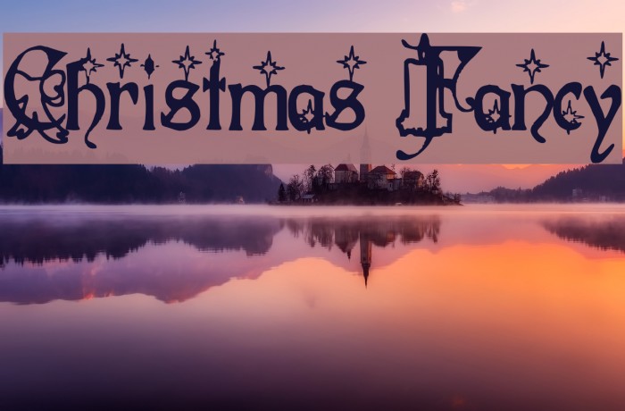 Christmas Fancy Font examples